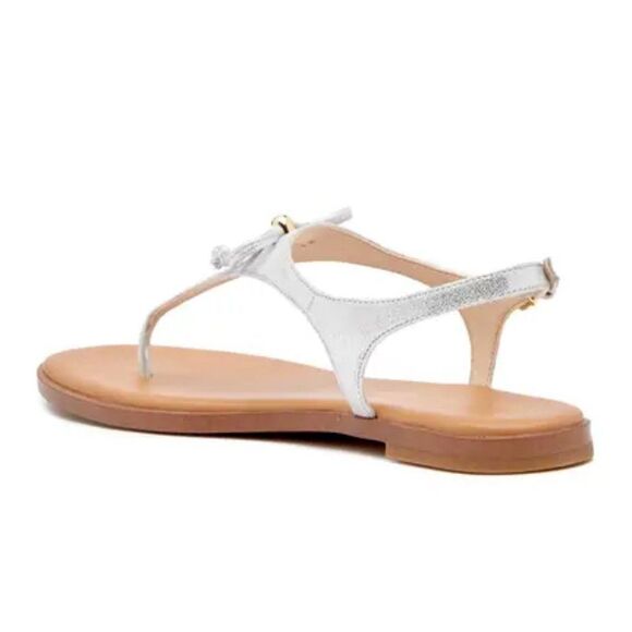 Silver Cole Haan 'Findra' Thong Sandal - 10 - Picture 2 of 15